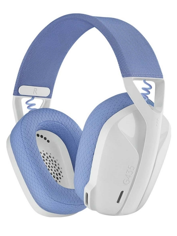 Headset Inalambricos Logitech G435 Lightspeed Blanco-Lila