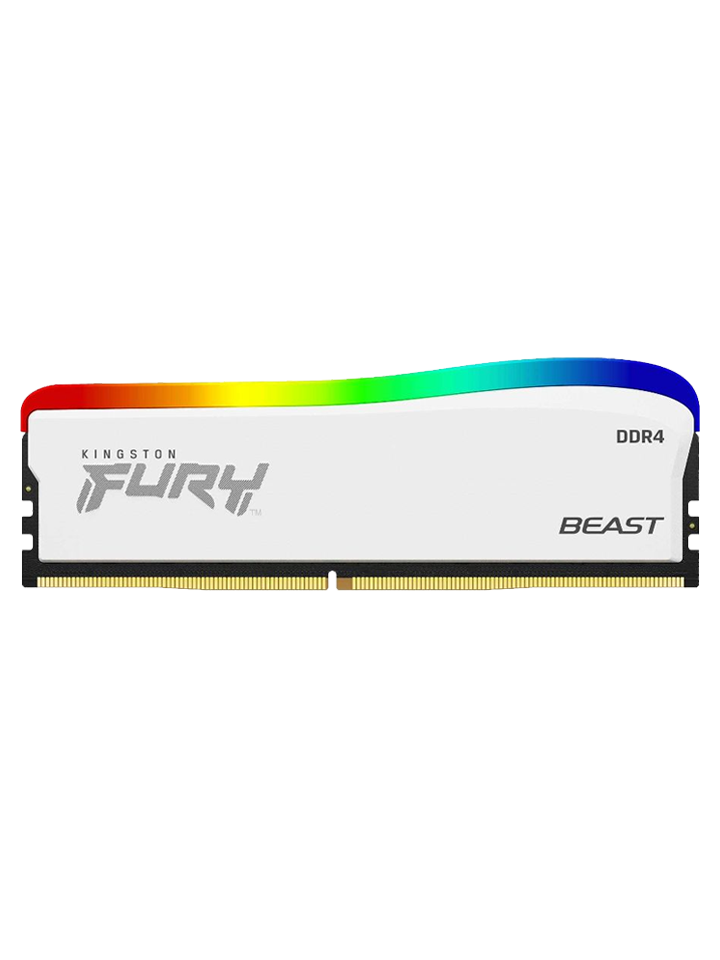 Memoria Ram Kingston Fury White 8GB 3200MT/s RGB