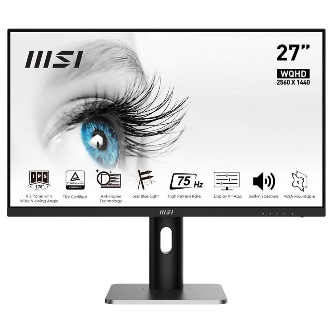 Monitor Gamer MSI Pro MP273A 27 pulgadas 100Hz Panel IPS