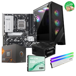 PC Gamer Ryzen 7 8700G, 16GB XPG 5600MT/s , SSD 256GB, Case 120A